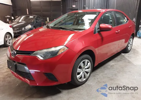 2016 Toyota Corolla Le из США, поврежденный, VIN 2T1BURHEXGC712095